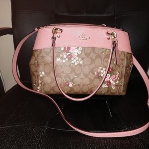 Authentic Coach floral print bag (NWOT)